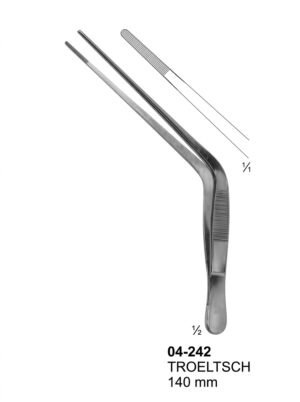 Sirgikal 04-242 TROELTSCH Forceps Bayonet Shaped