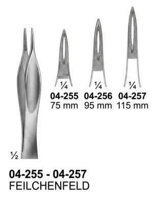 Sirgikal 04-255-04-257 FEILCHENFELD Splinter and Cilia Forceps