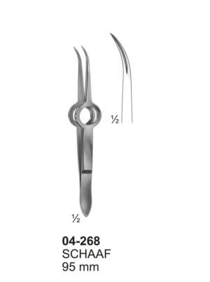 Sirgikal 04-268 SCHAAF Splinter and Cilia Forceps
