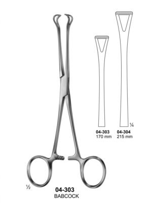Sirgikal 04-303 BABCOCK Intestinal Grasping Forceps