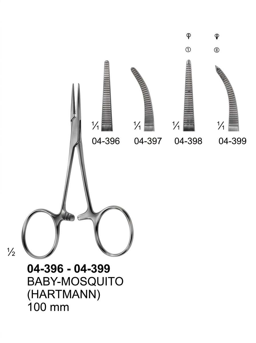 Sirgikal 04-396-04-399 BABY MOSQUITO Delicate Haemostatic Forceps