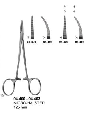 Sirgikal 04-400-04-403 MICRO HALSTED Delicate Haemostatic Forceps