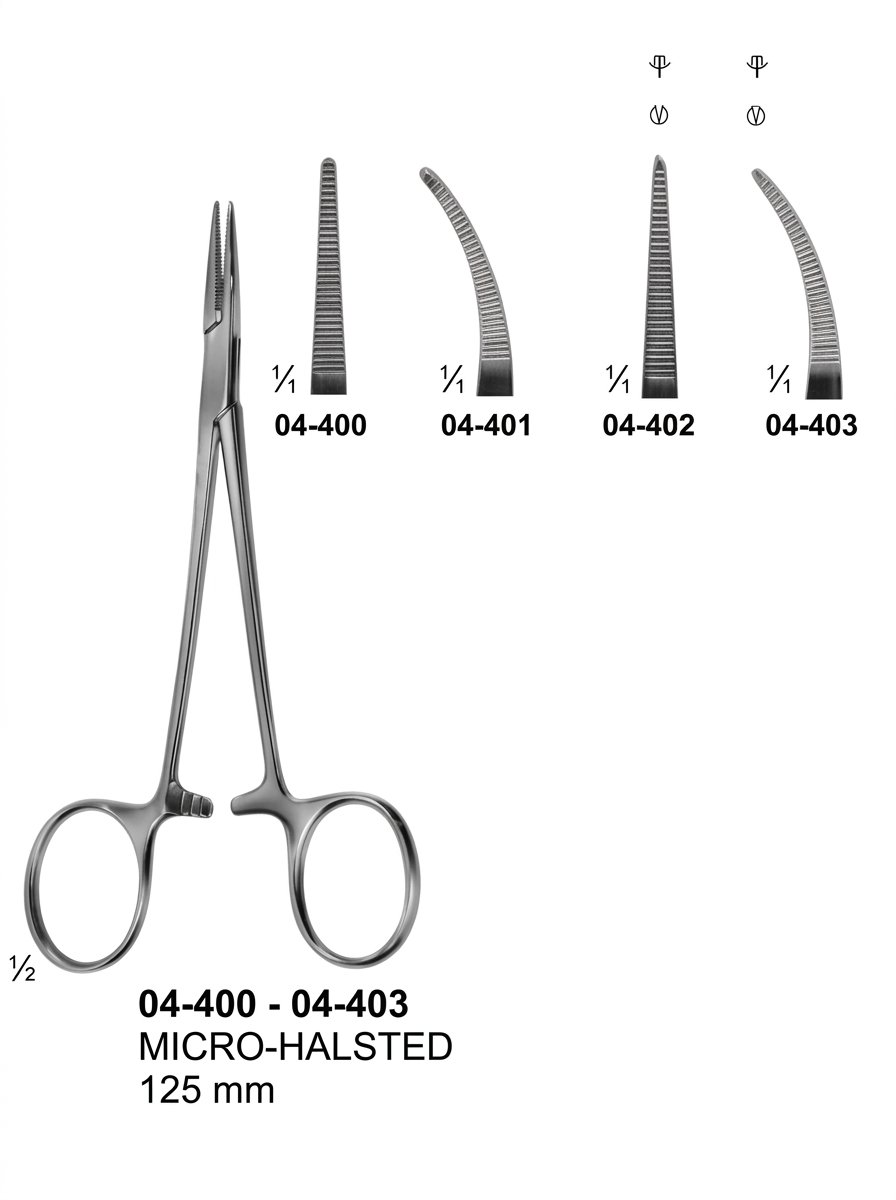 Sirgikal 04-400-04-403 MICRO HALSTED Delicate Haemostatic Forceps