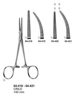 Sirgikal 04-418-04-421 CRILE Delicate Haemostatic Forceps