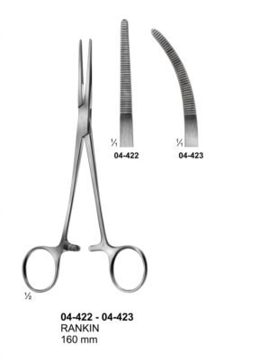 Sirgikal 04-422-04-423 RANKIN Delicate Haemostatic Forceps
