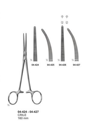 Sirgikal 04-424-04-427 CRILE Delicate Haemostatic Forceps
