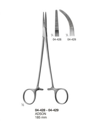 Sirgikal 04-428-04-429 ADSON Delicate Haemostatic Forceps
