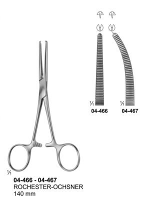 Sirgikal 04-466-04-467 ROCHESTER OCHSNER Haemostatic Forceps