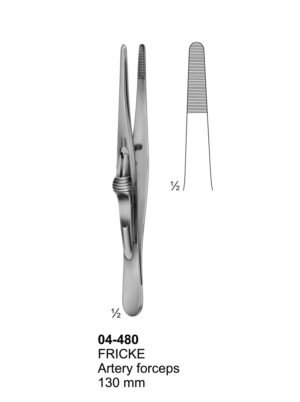 Sirgikal 04-480 FRICKE Haemostatic Forceps