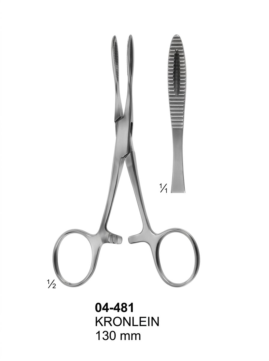 Sirgikal 04-481 KRONLEIN Haemostatic Forceps