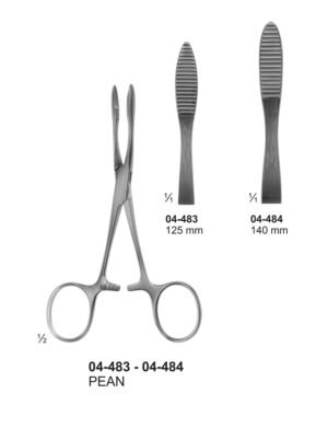 Sirgikal 04-483-04-484 PEAN Haemostatic Forceps
