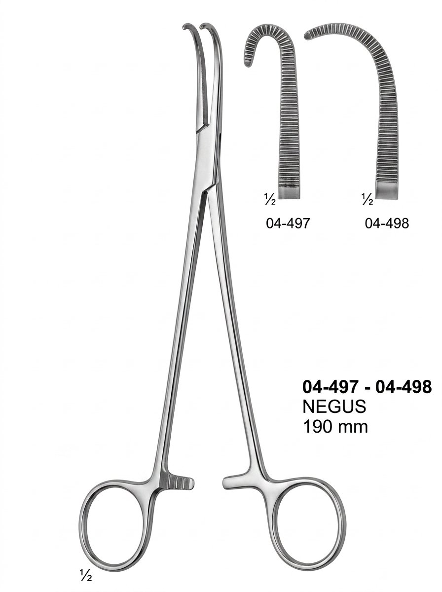 Sirgikal 04-497-04-498 NEGUS Haemostatic Forceps Special Pattern Tonsil Forceps
