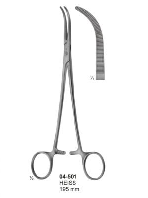 Sirgikal 04-501 HE ISS Dissecting and Ligature Forceps