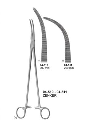 Sirgikal 04-510-04-511 ZENKER Dissecting and Ligature Forceps