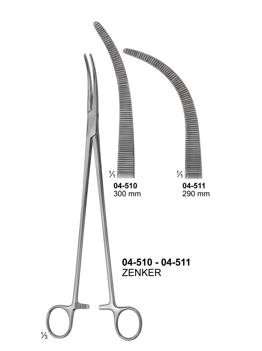 Sirgikal 04-510-04-511 ZENKER Dissecting and Ligature Forceps