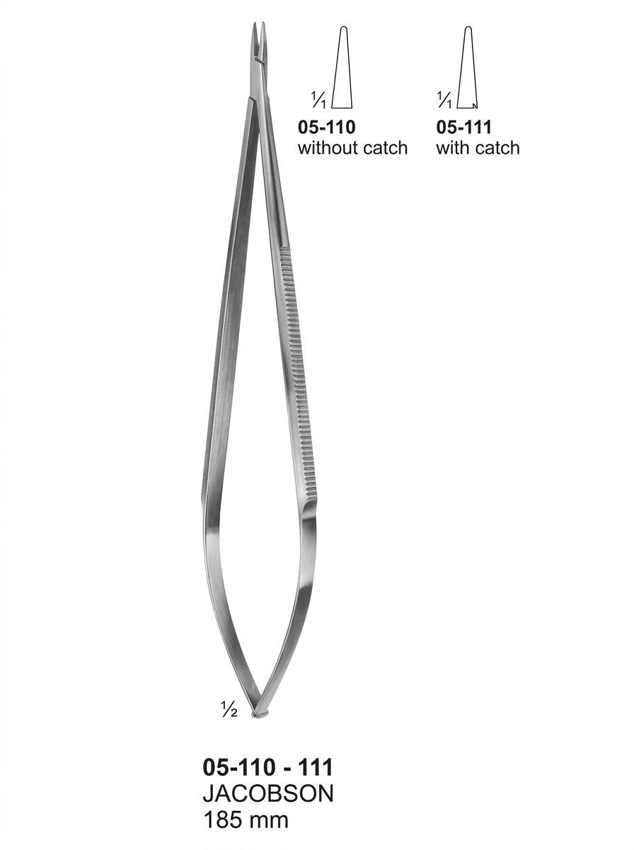 Sirgikal 05-11-0-111 05 110 111 JACOBSON Needle Holders for micro surgery
