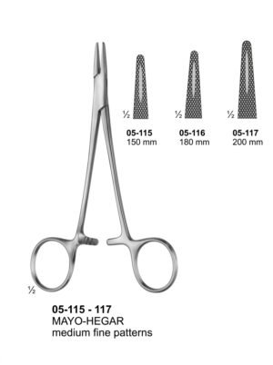 Sirgikal 05-11-5-117 05 115 117 MAYO HEGAR Needle Holders