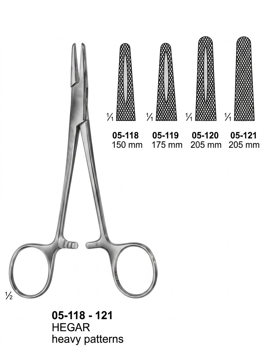 Sirgikal 05-11-8-121 05 118 121 HEGAR Needle Holders