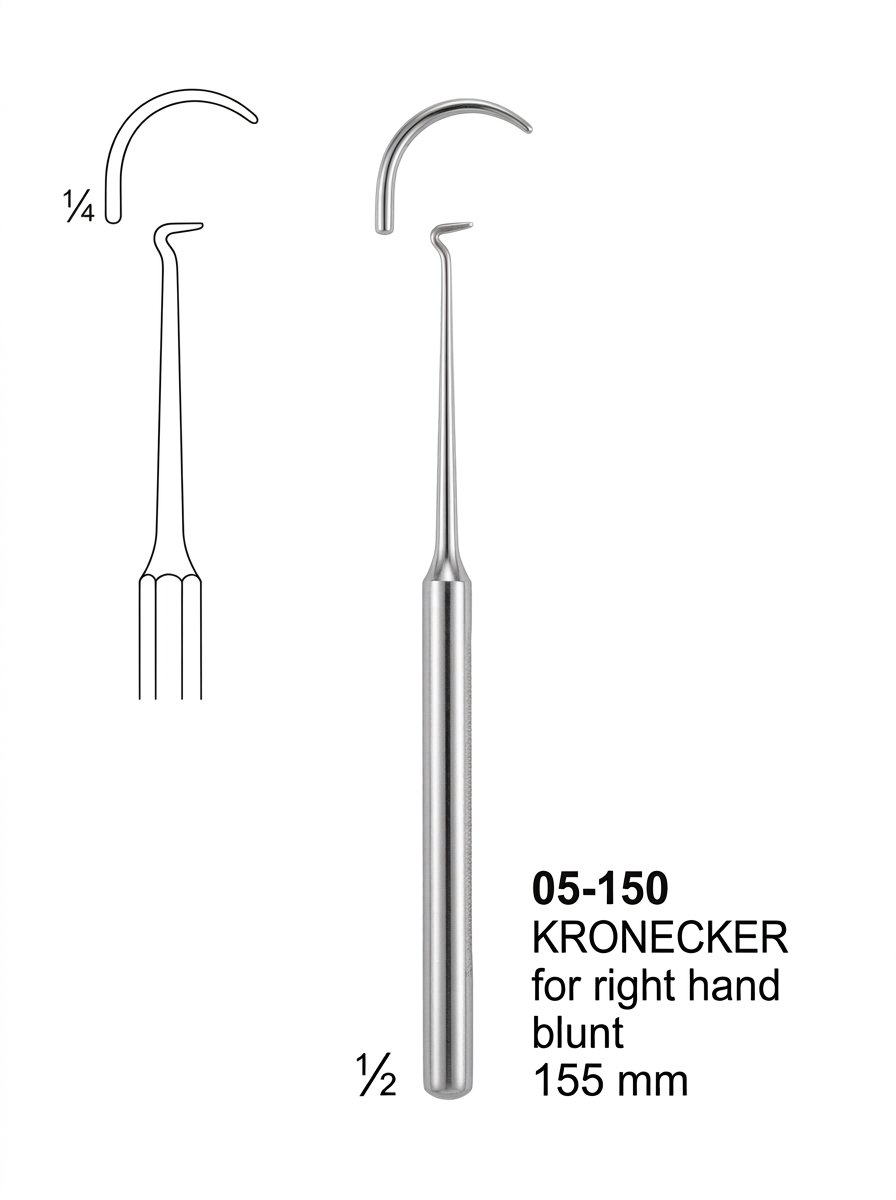 Sirgikal 05-150 KRONECKER Suture Instruments Reverdin Needles