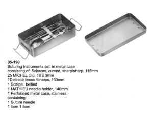 Sirgikal 05-190 Suturing Instrument Set Pocket Instrument Set