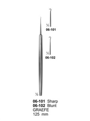 Sirgikal 06-101-06-102 Fine Wound Retractors Dura and Skin Retractors
