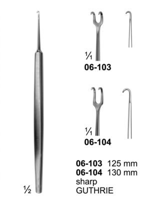 Sirgikal 06-103-06-104 Fine Wound Retractors Dura and Skin Retractors