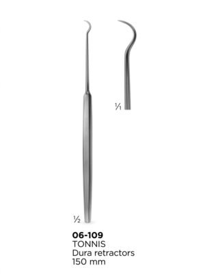 Sirgikal 06-109 TONNIS Fine Wound Retractors Dura and Skin Retractors