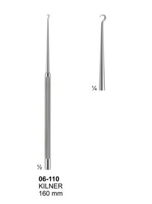 Sirgikal 06-110 KILNER Fine Wound Retractors Dura and Skin Retractors