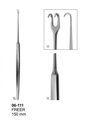 Sirgikal 06-111 Fine Wound Retractors Dura and Skin Retractors