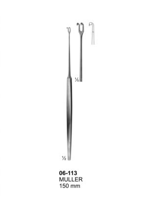 Sirgikal 06-113 MULLER Fine Wound Retractors Dura and Skin Retractors