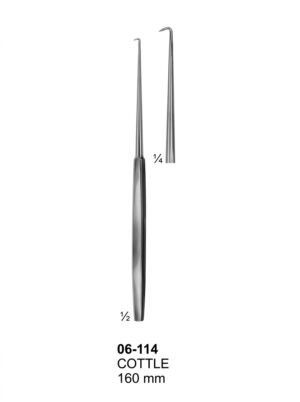 Sirgikal 06-114 COTTLE Fine Wound Retractors Dura and Skin Retractors
