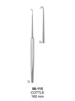 Sirgikal 06-115 COTTLE Fine Wound Retractors Dura and Skin Retractors