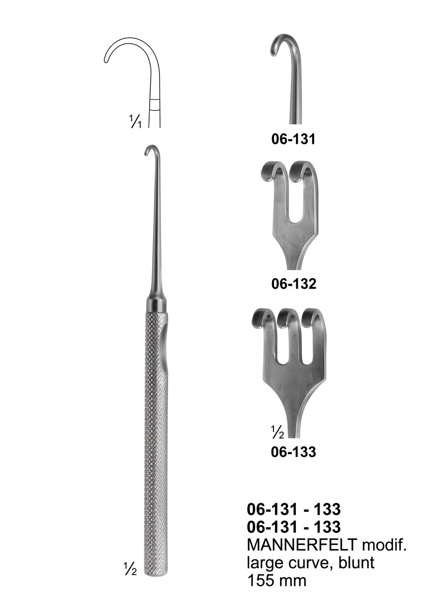 Sirgikal 06-13-1-133 06 131 133 Retractors With treangle handle