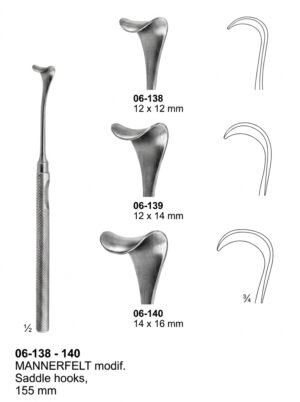Sirgikal 06-13-8-140 06 138 140 Retractors With treangle handle