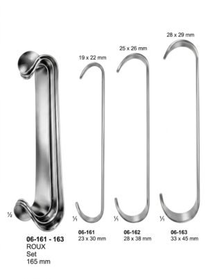 Sirgikal 06-16-1-163 06 161 163 ROUX Retractors