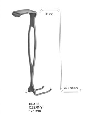 Sirgikal 06-166 CZERNY Retractors