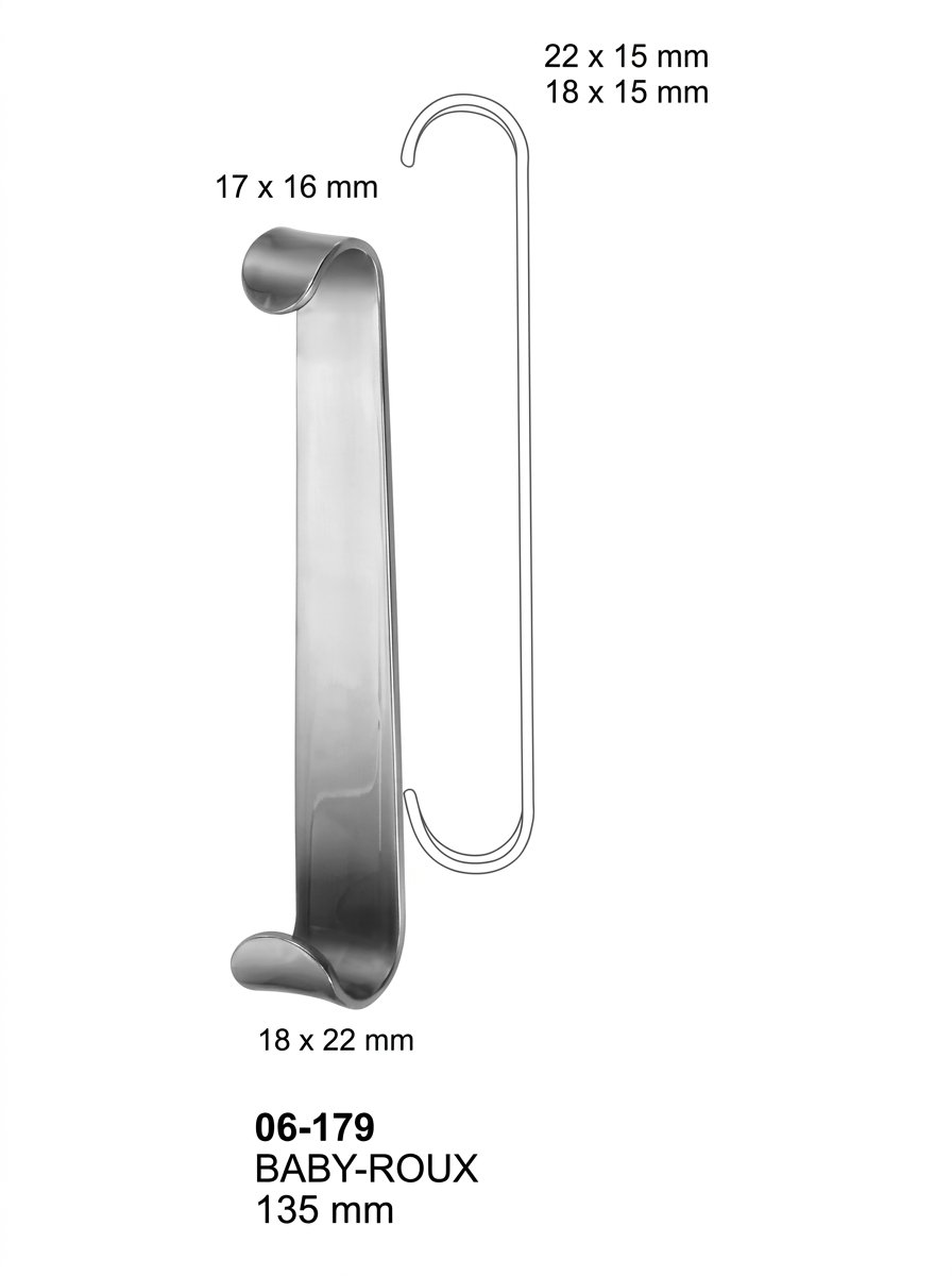 Sirgikal 06-179 BABY ROUX Retractors