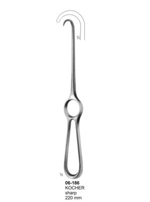 Sirgikal 06-186 KOCHER Bone Retractors and Retractors