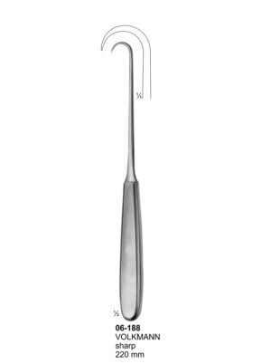Sirgikal 06-188 VOLKMANN Bone Retractors and Retractors
