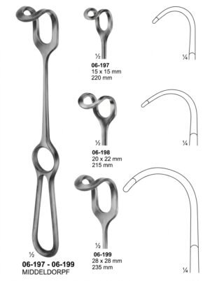 Sirgikal 06-197-06-199 MIDDELDORPF Retractors