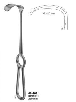Sirgikal 06-202 KOCHER Retractors