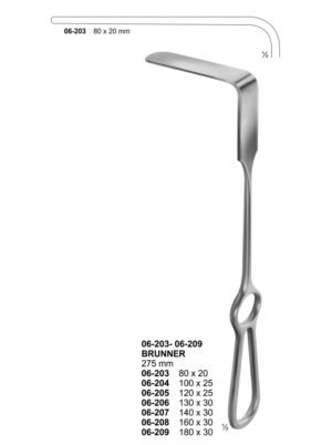 Sirgikal 06-203 BRUNNER Retractors Vario Retractor System