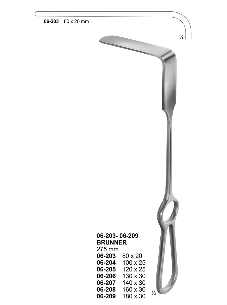 Sirgikal 06-203 BRUNNER Retractors Vario Retractor System