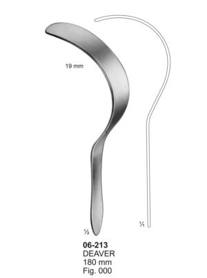 Sirgikal 06-213 DEAVER Retractors Lung Spatulas