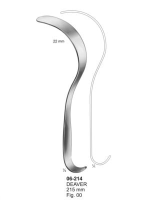 Sirgikal 06-214 DEAVER Retractors Lung Spatulas