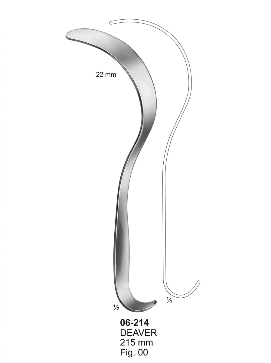 Sirgikal 06-214 DEAVER Retractors Lung Spatulas