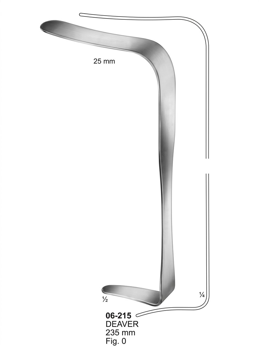 Sirgikal 06-215 DEAVER Retractors Lung Spatulas