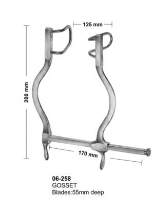 Sirgikal 06-258 GOSSET Abdominal Retractors