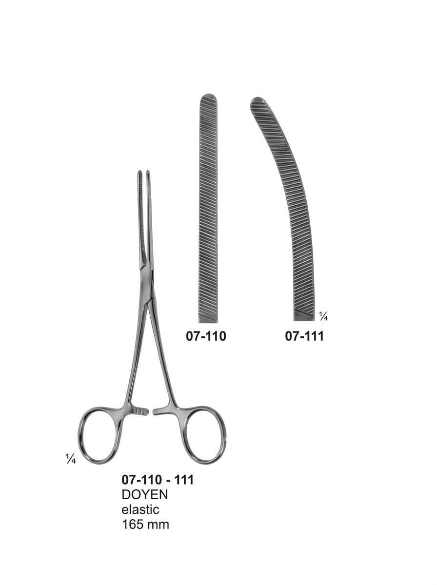 Sirgikal 07-11-0-111 07 110 111 DOYEN Intestinal Clamps soft elastic