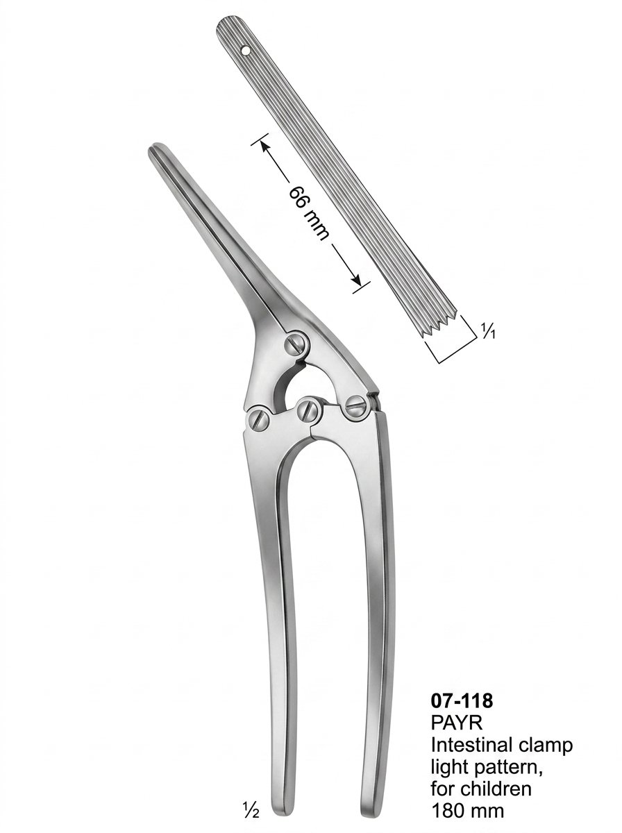 Sirgikal 07-118 PAYR Intestinal and Pylorus Clamps